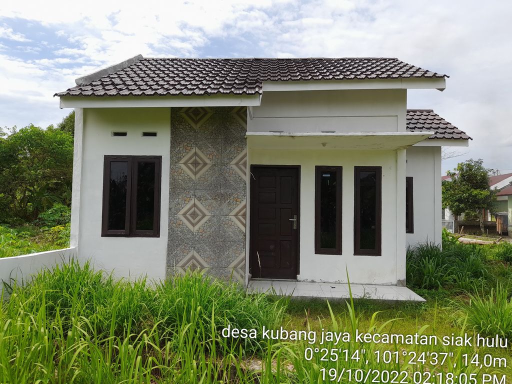 foto tampak rumah tipe 36 perumahan RAMBAH RAYA INDAH I
