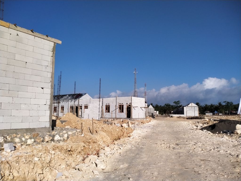 foto posisi tengah perumahan GREEN VILLAS PANGANDARAN - CLUSTER GAHARU