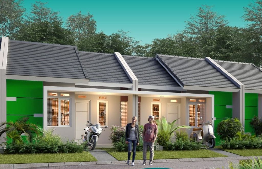 foto tampak rumah tipe Subsidi 30/60 2023 perumahan GRIYA SEDAYA 2 LEMAHIRENG