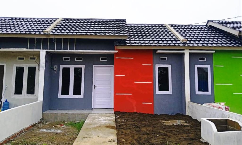 foto tampak rumah tipe 36 M2 perumahan Griya Ahsan 2