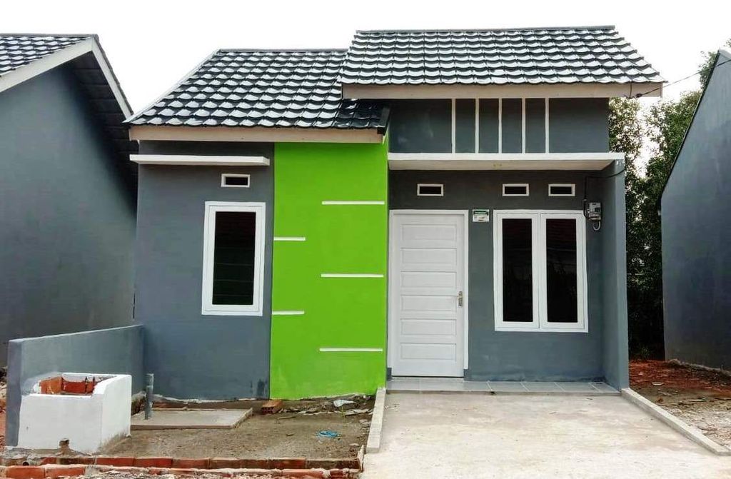 foto tampak rumah tipe 36 NEW perumahan RIMERA TIN GARDEN