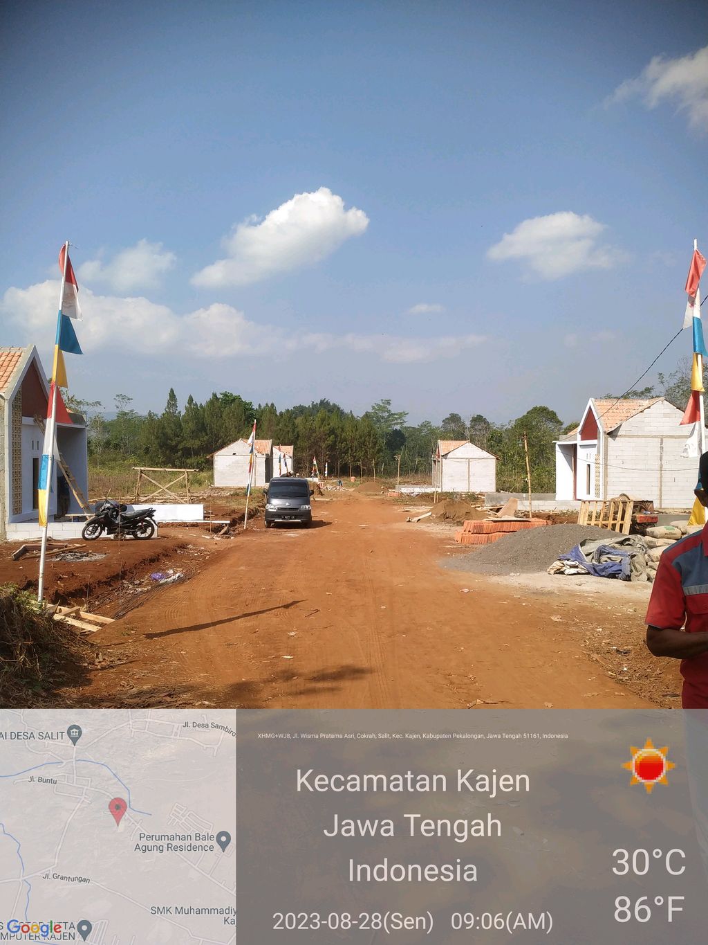 foto posisi tengah perumahan ST@IN RESIDENCE SALIT