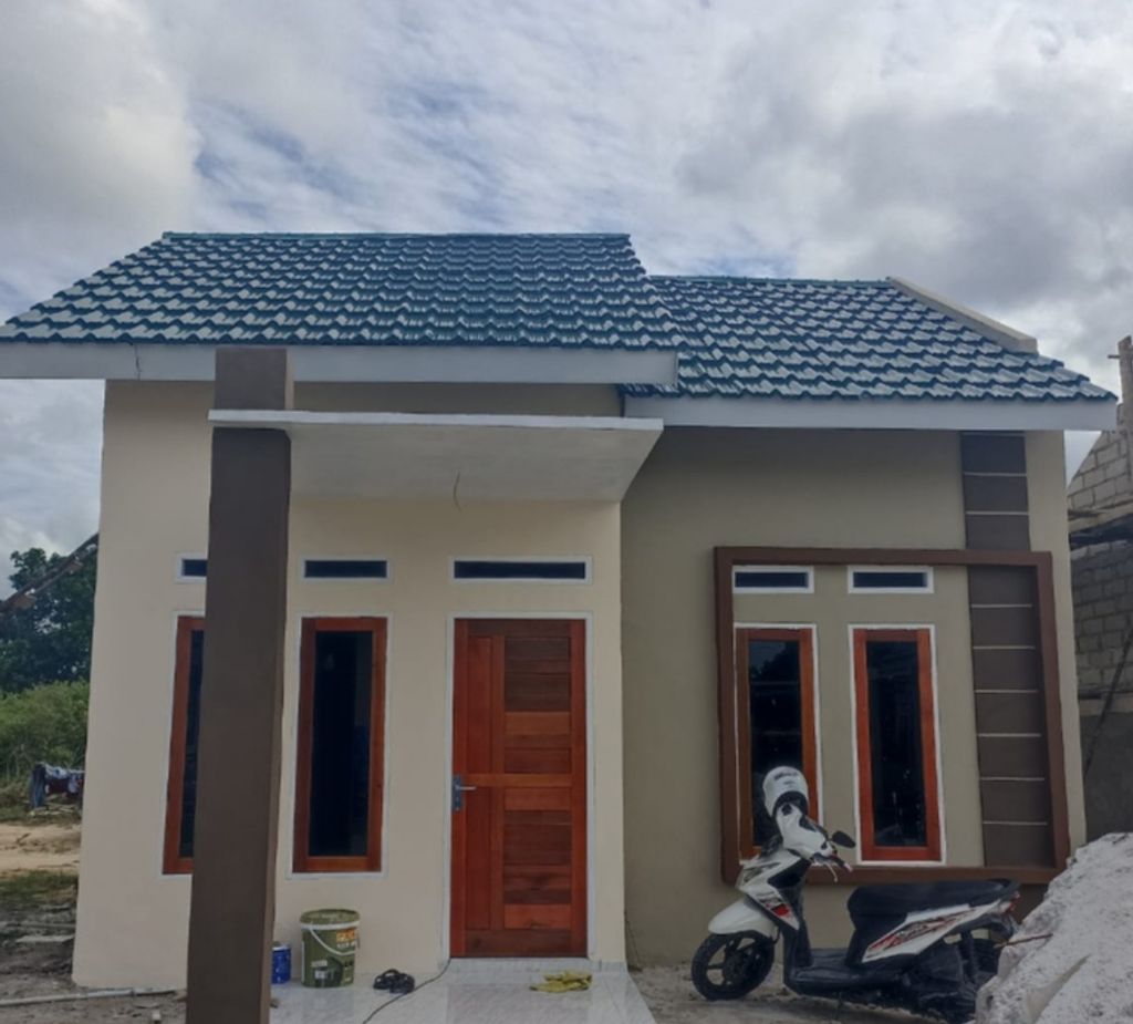 foto tampak rumah tipe 36 perumahan Griya Anugrah Permai