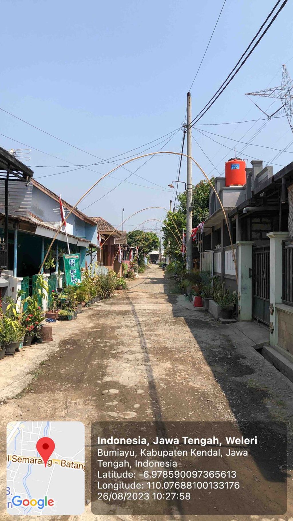 foto denah rumah tipe 30/70 perumahan Perumahan Pesanggrahan Bumiayu
