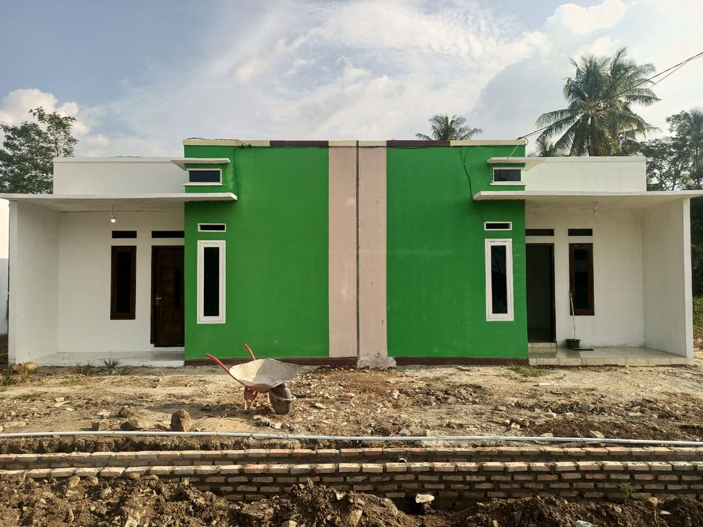 foto tampak rumah tipe subsidi perumahan LEGUN HARMONI