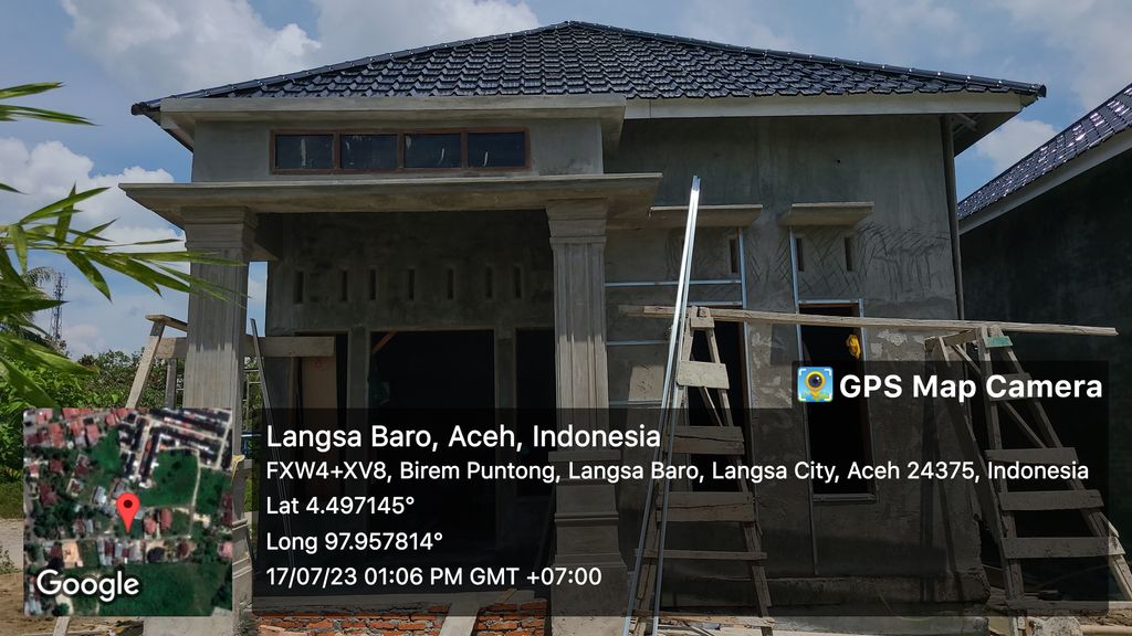 foto tampak rumah tipe 36/100 perumahan ADAM FAIZ RESIDENCE 5
