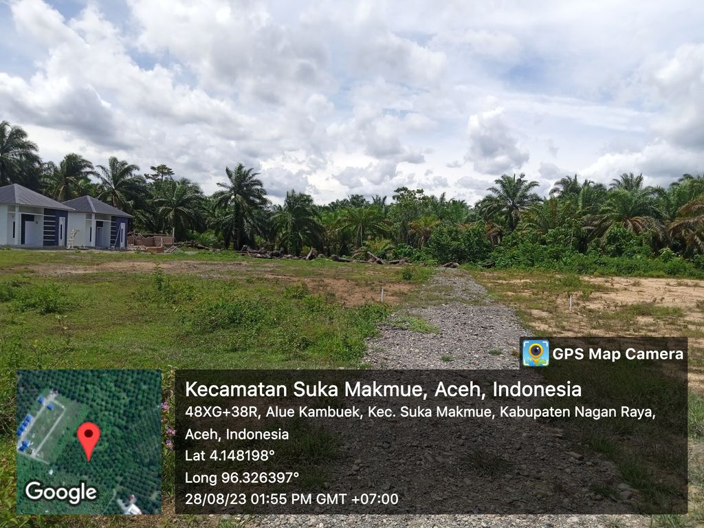 foto posisi tengah perumahan Residence Alue Kambuk