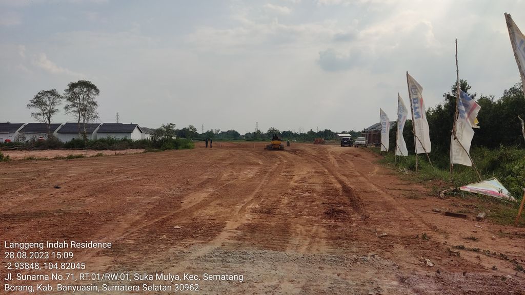 foto gerbang perumahan Langgeng Indah Residence