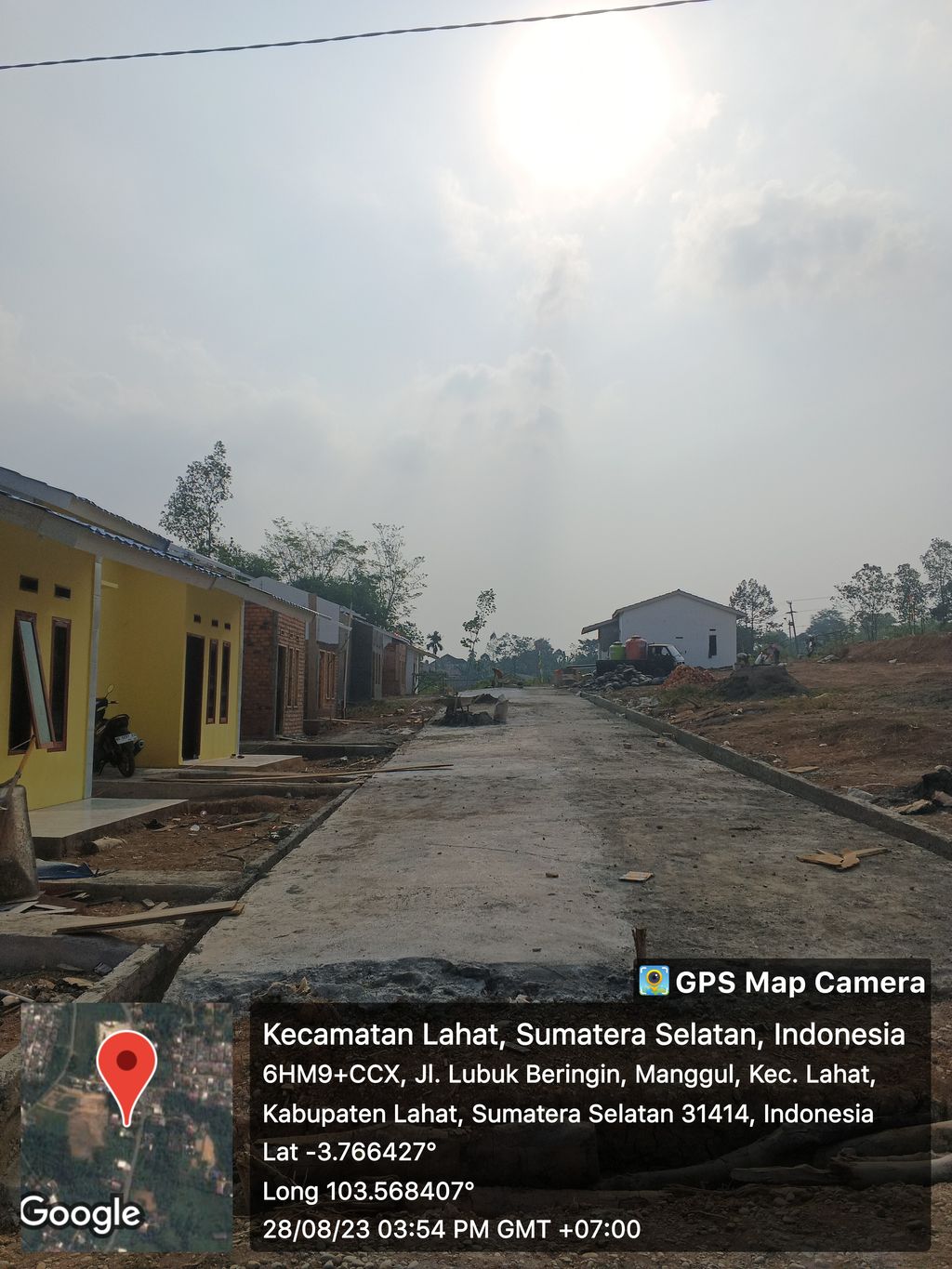 foto posisi tengah perumahan ORY DIVA RESIDENCE 3