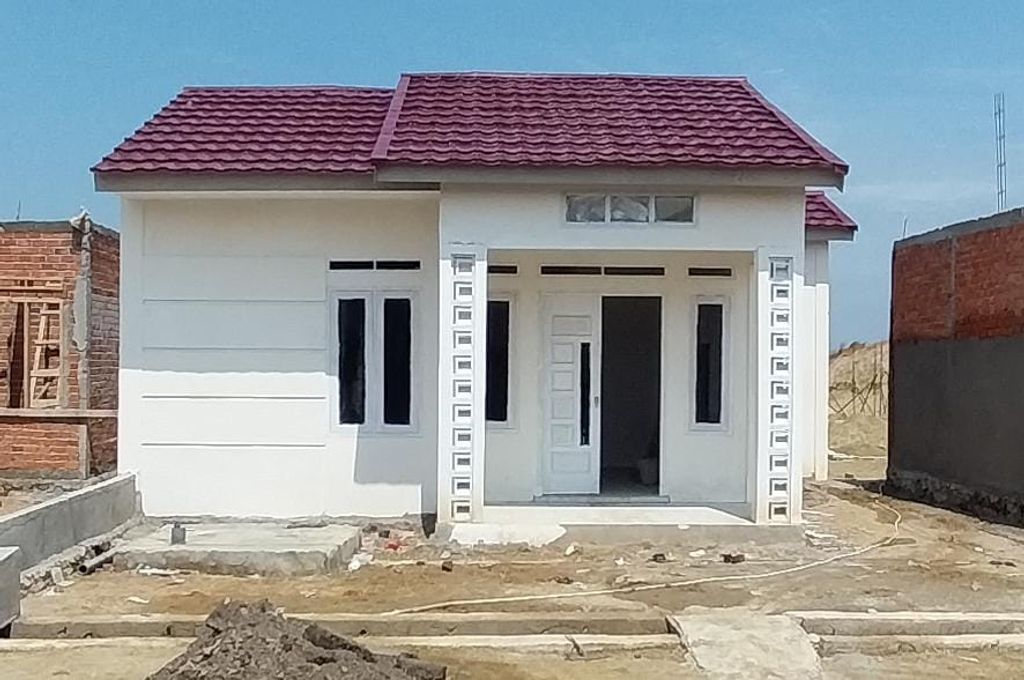 foto tampak rumah tipe 36 perumahan GRIYA BANDARA ASRI 2