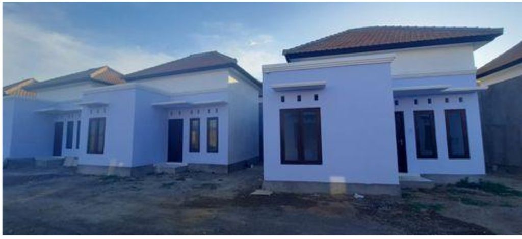 foto tampak rumah tipe 34 perumahan GRAHA ASRI KEROBOKAN 2