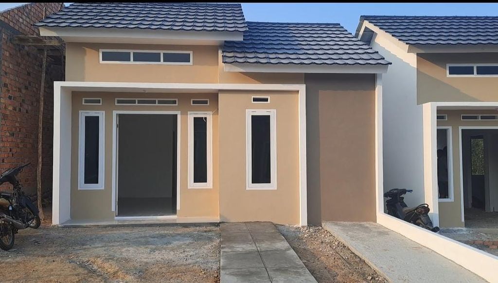foto tampak rumah tipe 36/84 perumahan TAWALIB REGENCY