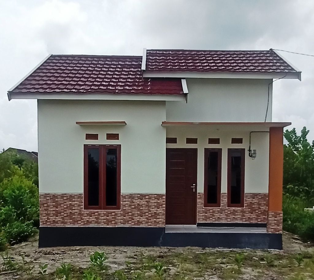 foto tampak rumah tipe 36 2023 perumahan PESONA ALAM MANDUHARA