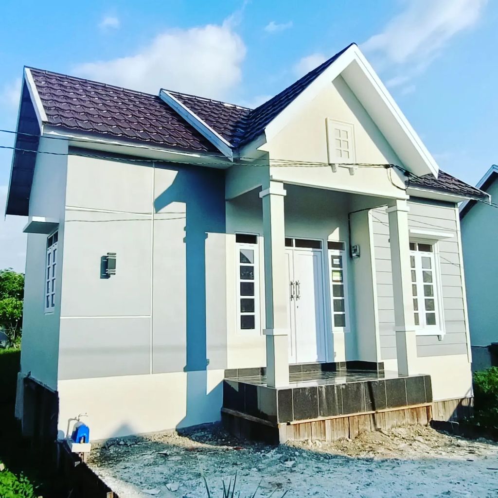 foto tampak rumah tipe 36 - 177jt perumahan Perumahan Zahra Asang Permai