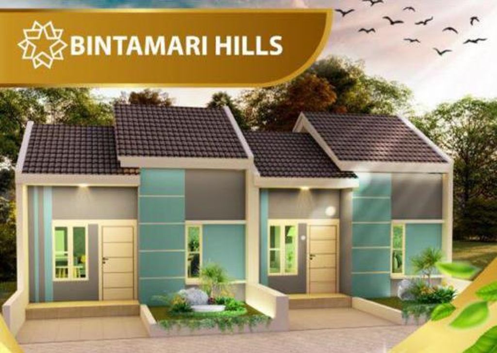 foto tampak rumah tipe 30/60 perumahan BINTAMARI HILLS