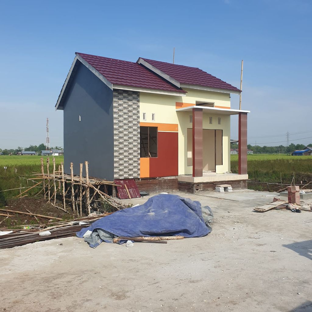 foto denah rumah tipe 36 MBR perumahan Mitra Barito Residence 2