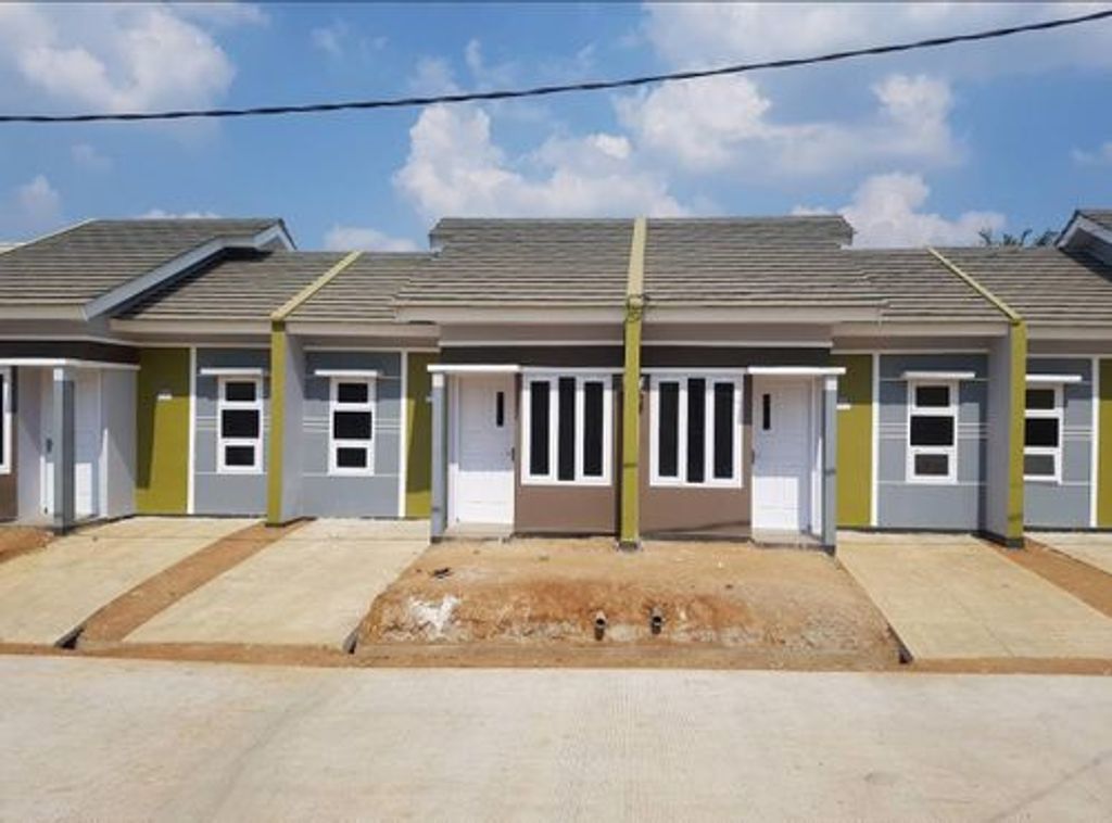 foto tampak rumah tipe 36 (2023) perumahan Bukit Puri Asri (SKMA)