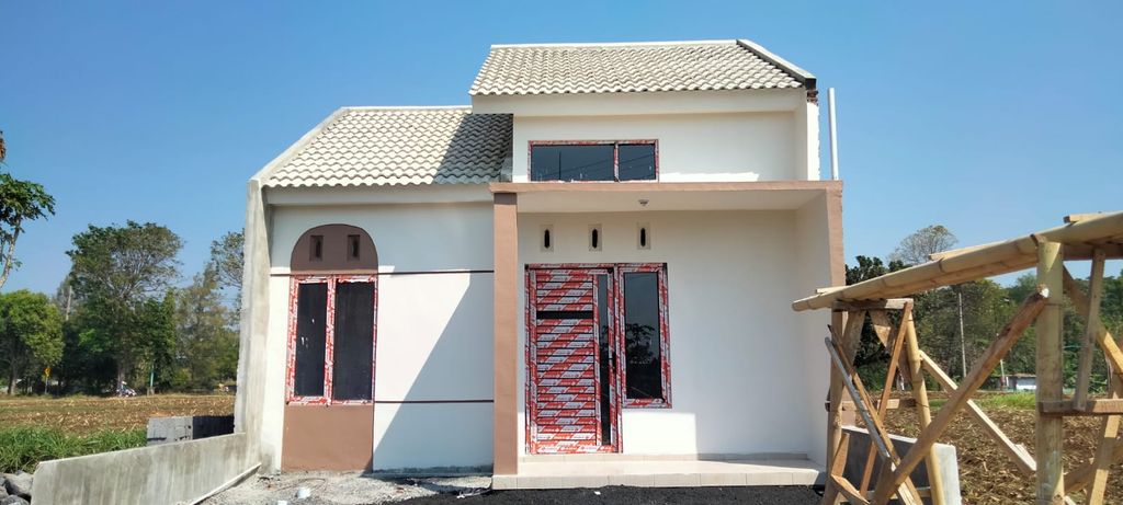 foto tampak rumah tipe 36 perumahan MAHAKARYA RESIDENCE