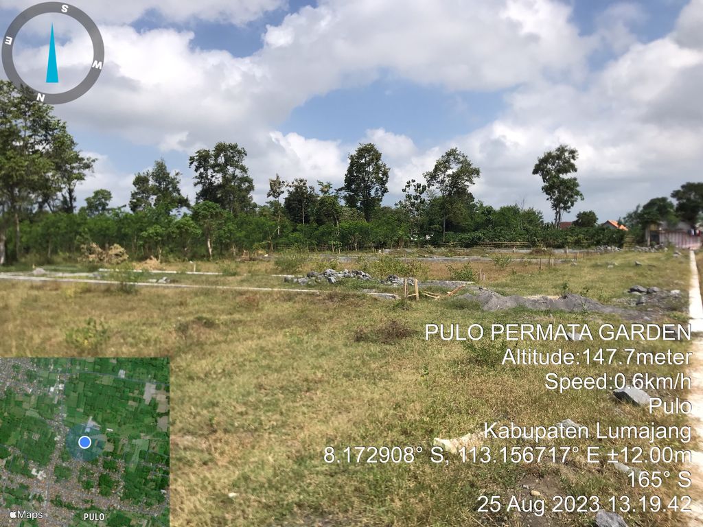 foto posisi tengah perumahan PULO PERMATA GARDEN