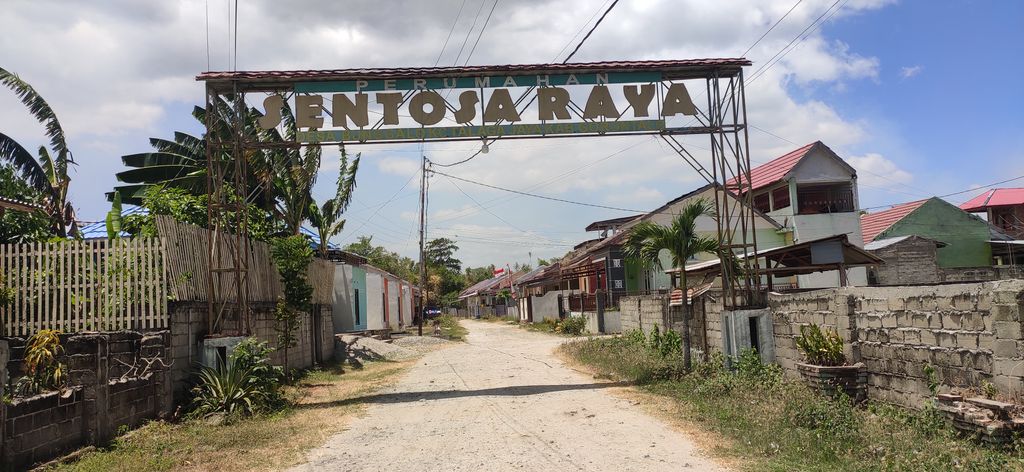 foto gerbang perumahan Perumahan Sentosa Raya Tahap 2
