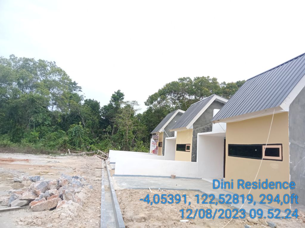 foto denah rumah tipe SUBSIDI perumahan DINI RESIDENCE