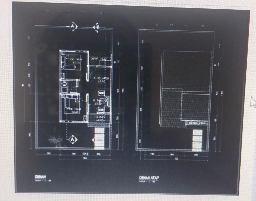 foto denah rumah tipe subsidi 1 perumahan BHAYANGKARA RESIDENCE