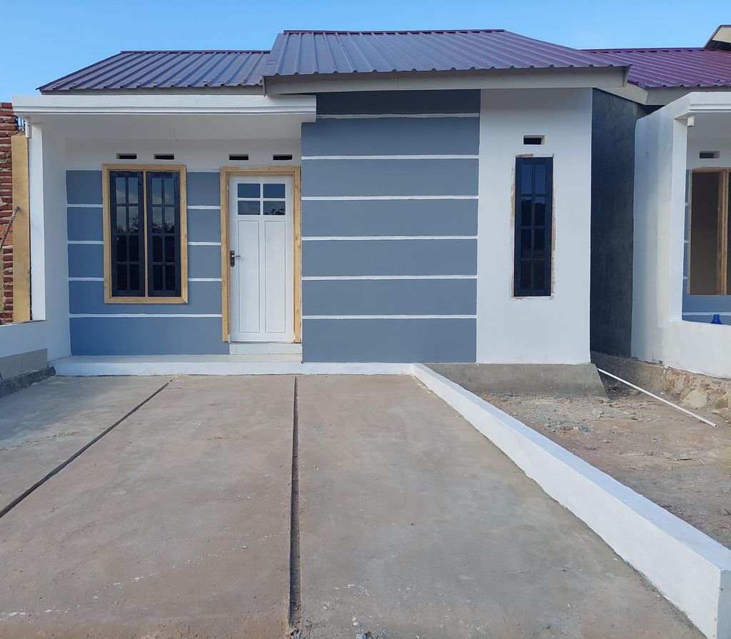 foto tampak rumah tipe 36 perumahan SINAR Regency Tahap II