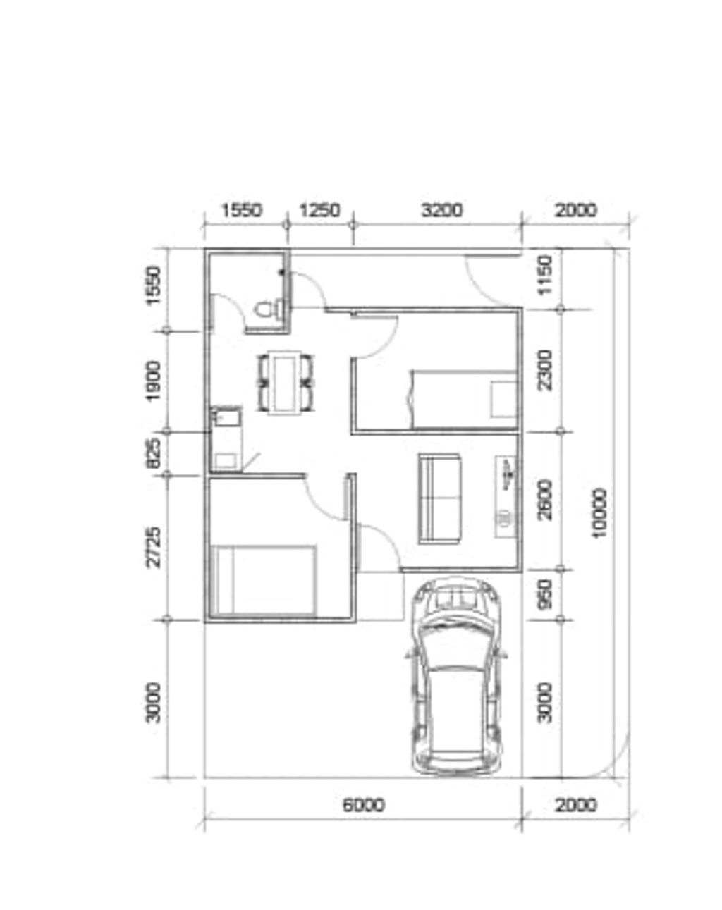 foto denah rumah tipe 35/80 perumahan PARAMA by Sava