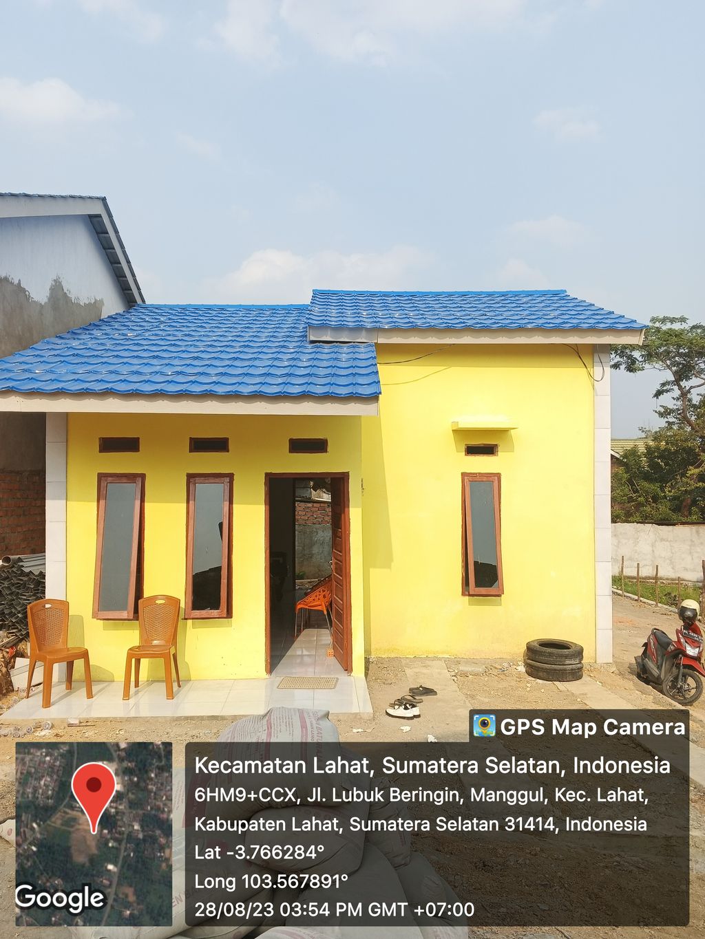 foto tampak rumah tipe 36 perumahan ORY DIVA RESIDENCE 3