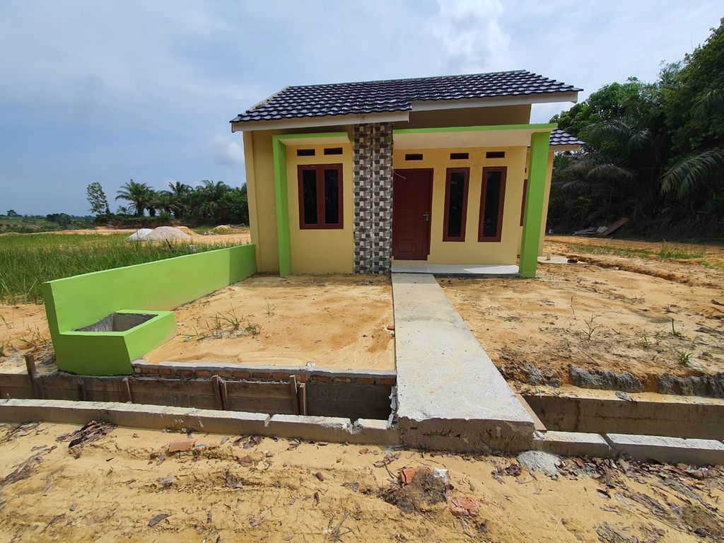 foto tampak rumah tipe 36 subsidi perumahan Maronan Green Regency