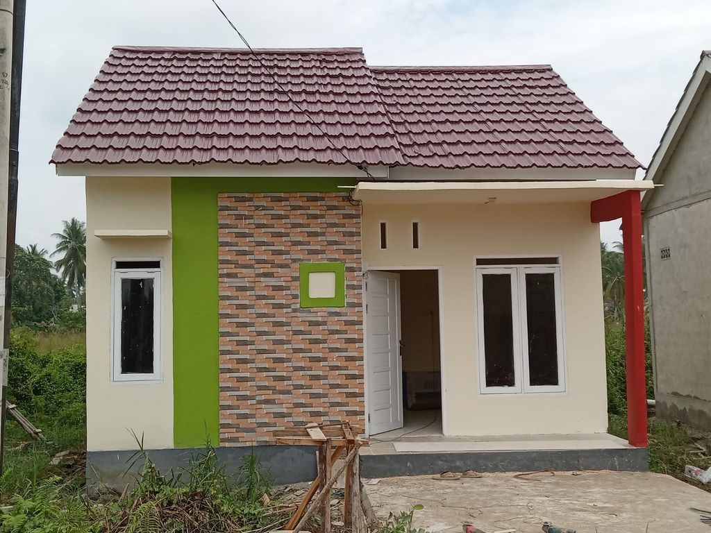 foto tampak rumah tipe 36 perumahan TAMAN SAFINAH II AC LANJUTAN