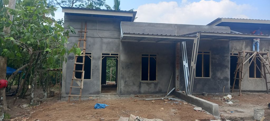 foto tampak rumah tipe 36 perumahan MATA AIR RESIDENCE (MARs)