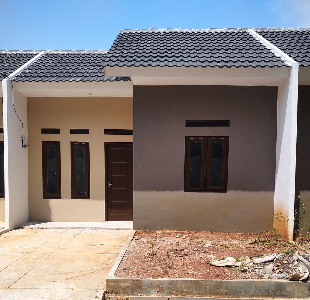 foto tampak rumah tipe 30/60 perumahan PURI SITUSARI TAHAP 3