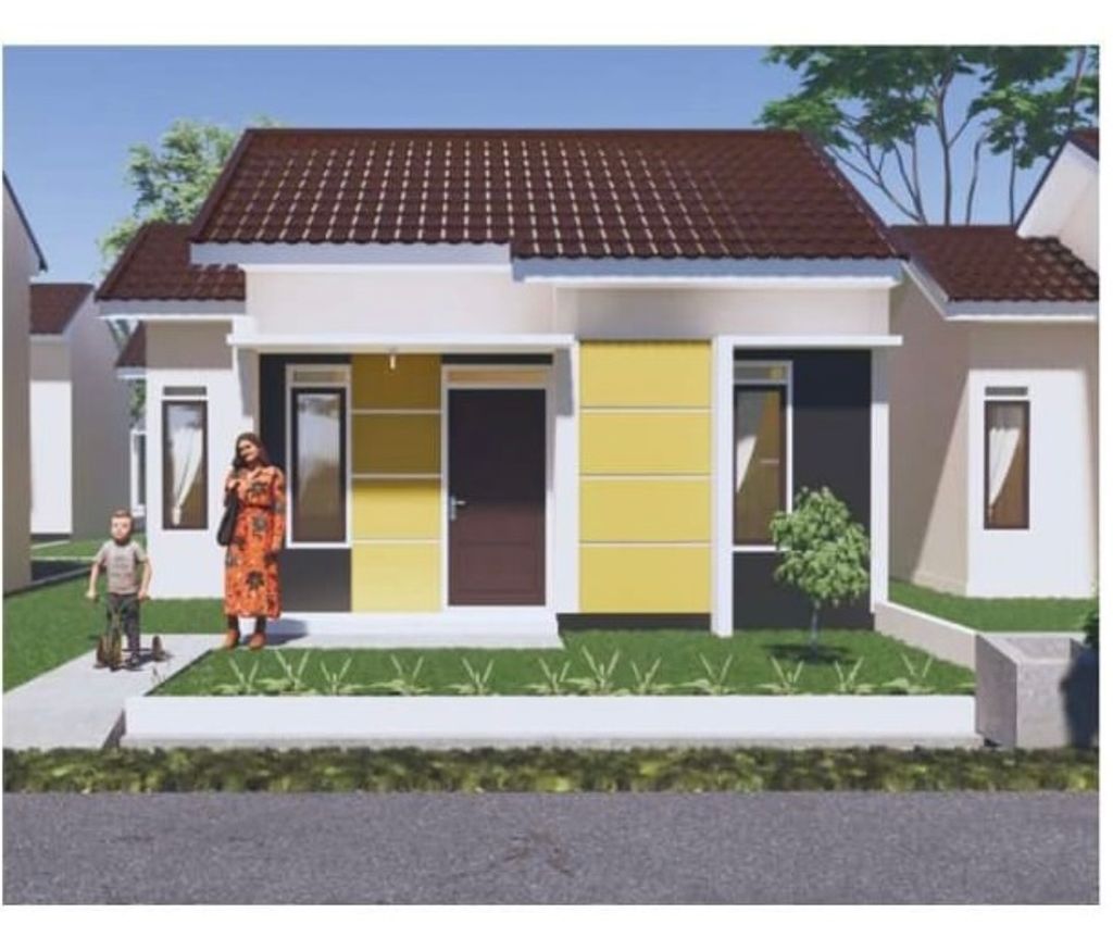 foto tampak rumah tipe 36 perumahan PRIMA CAGIVA 3