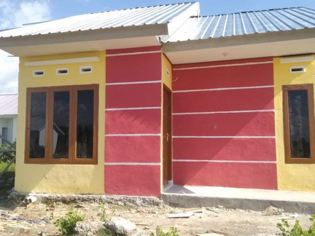 foto tampak rumah tipe 36 HARGA BARU perumahan CAHAYA BUMI ALAM
