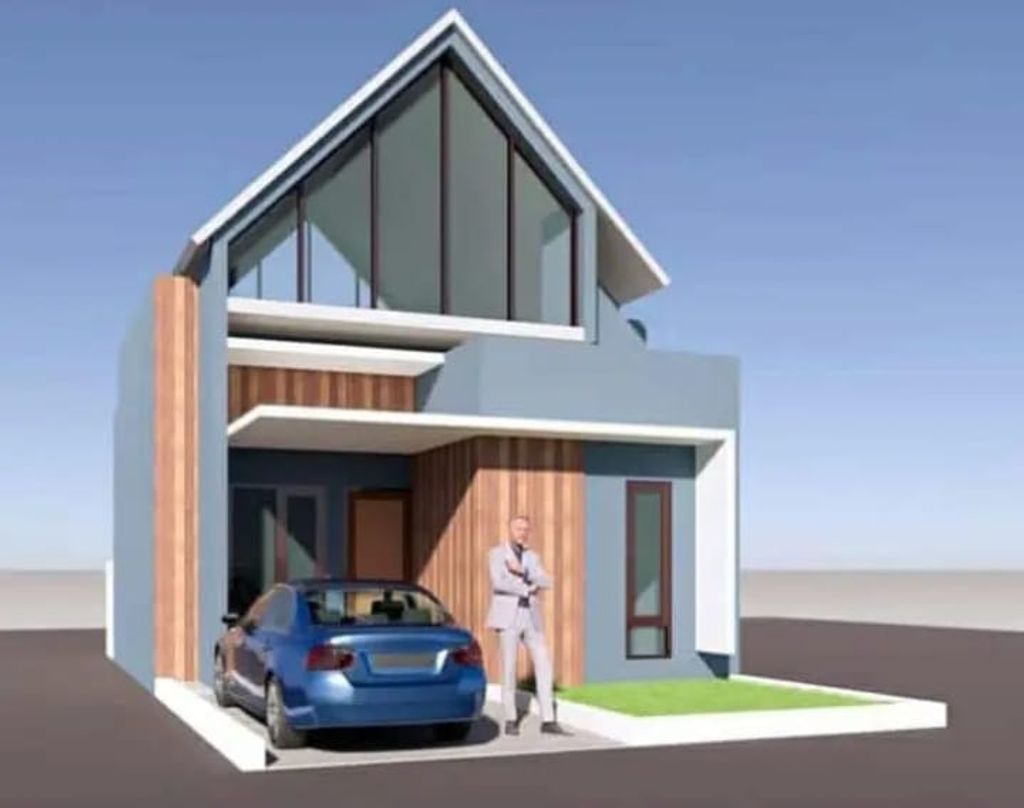 foto tampak rumah tipe 36/72 perumahan Grand Balokang 2