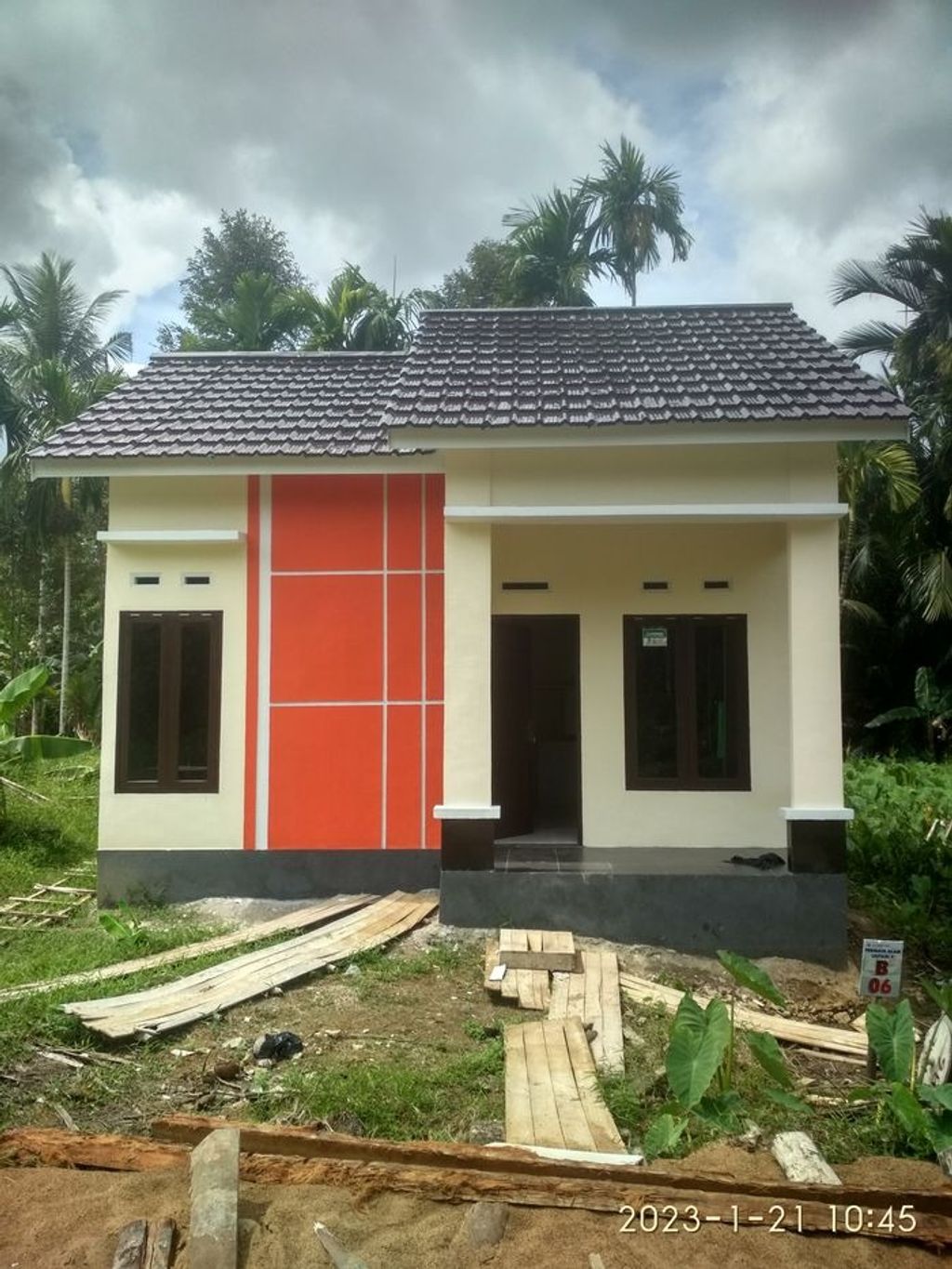 foto tampak rumah tipe 36 perumahan PERMATA ALAM LESTARI 5