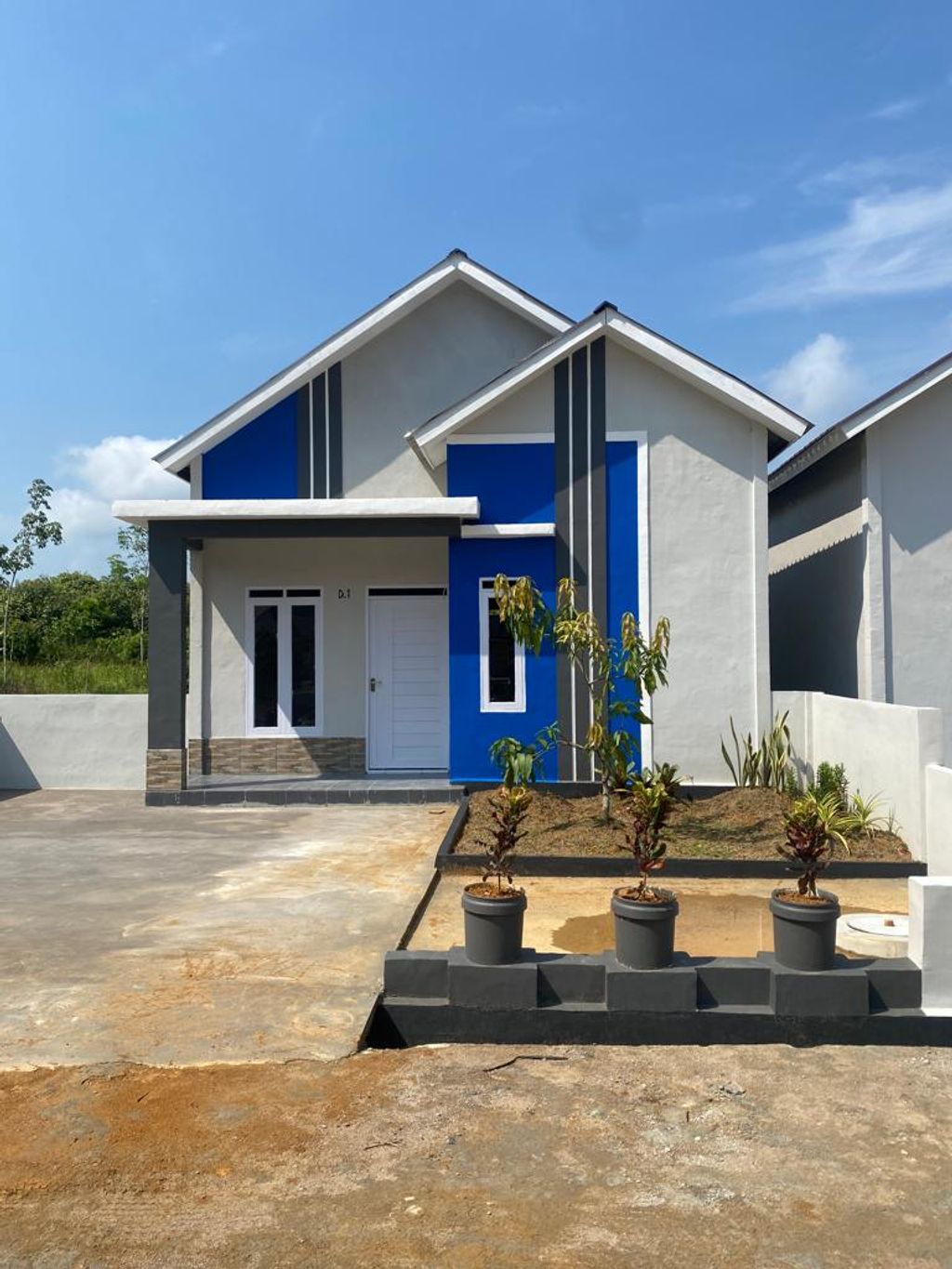 foto tampak rumah tipe 36 perumahan BARUNIA RESIDENCE 3 BLOK CDE