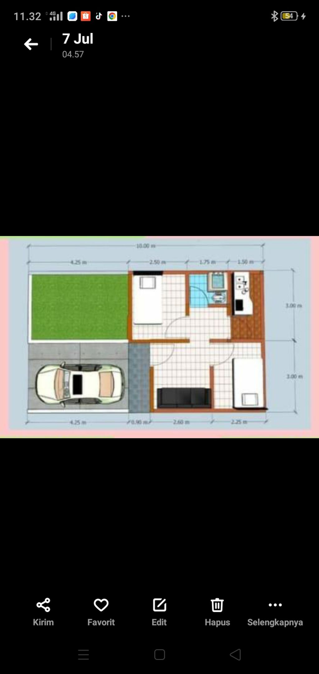 foto denah rumah tipe 30 perumahan PERUMAHAN FLAMBOYAN 5