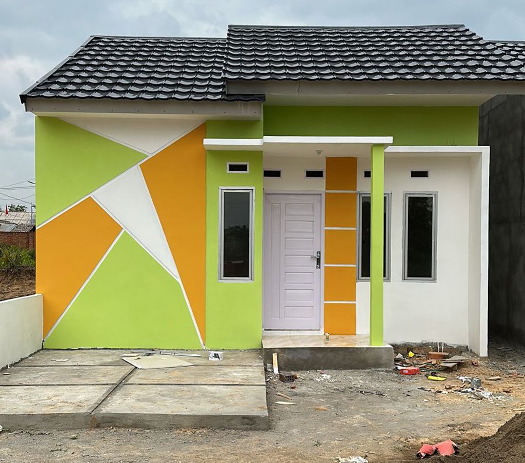 foto tampak rumah tipe Tapak perumahan PESONA ARZETTA