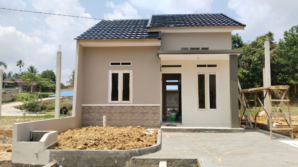 foto tampak rumah tipe 36 SUBSIDI perumahan CERIA ALAM PERMAI