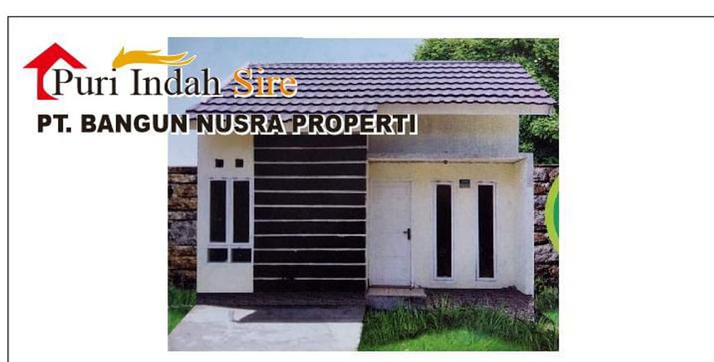 foto tampak rumah tipe 30/85 perumahan PURI INDAH SIRE