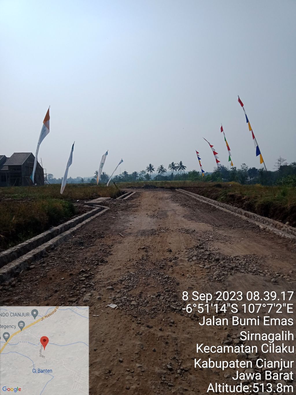 foto posisi tengah perumahan BUMI SIRNAGALIH RESIDENCE