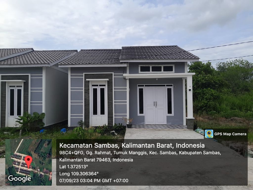 foto tampak rumah tipe 36 Tulips perumahan Garden Tulip Serenity