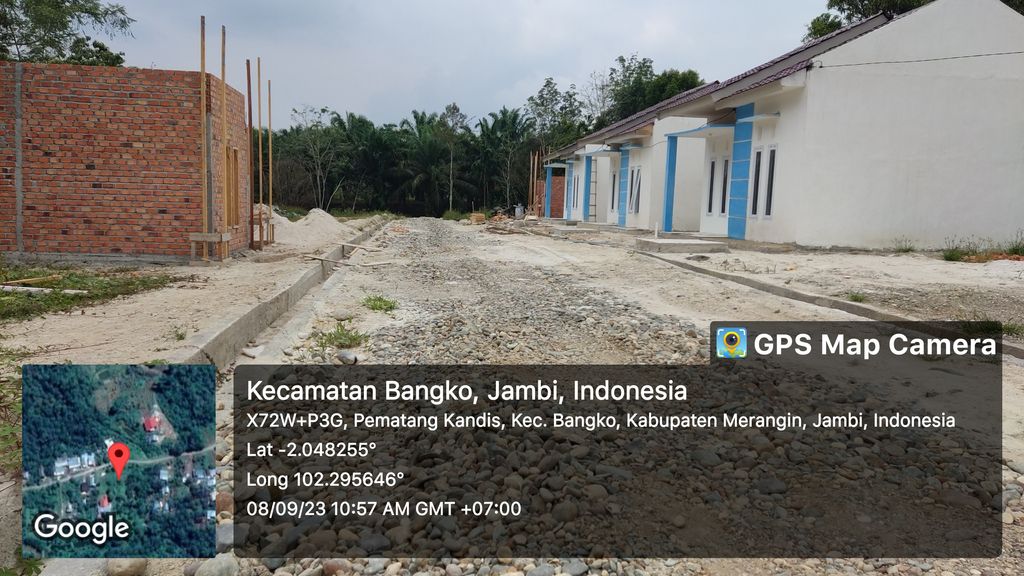 foto posisi tengah perumahan Az zahra Residence