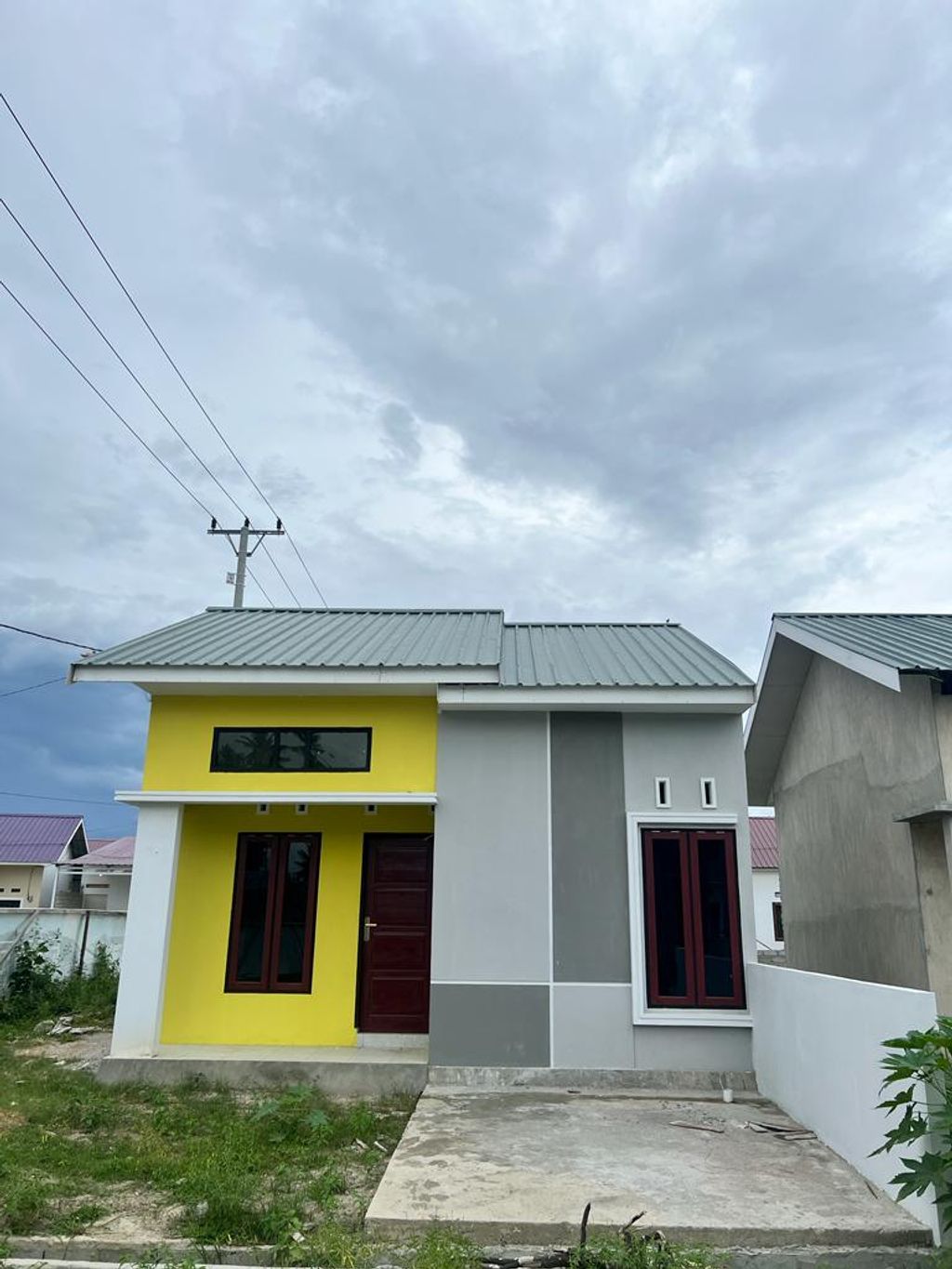 foto tampak rumah tipe 36 perumahan BINTANG BALINTUMA RESIDENCE TAHAP 1