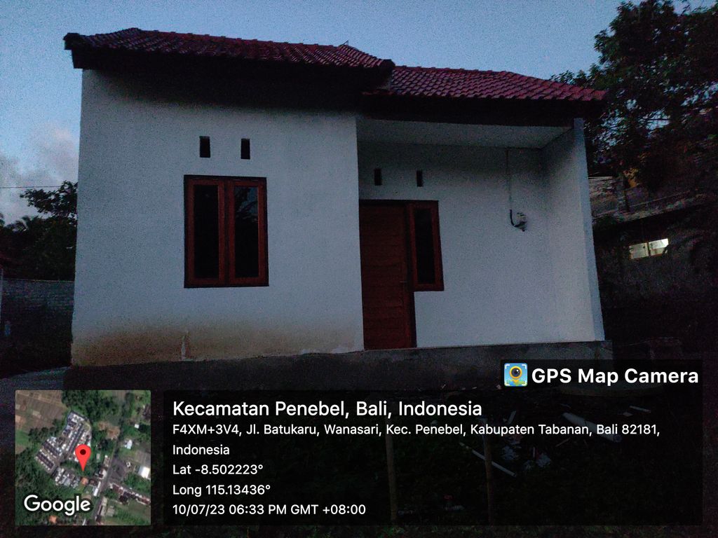 foto tampak rumah tipe 30/60 perumahan Perum. Yeh Dulang