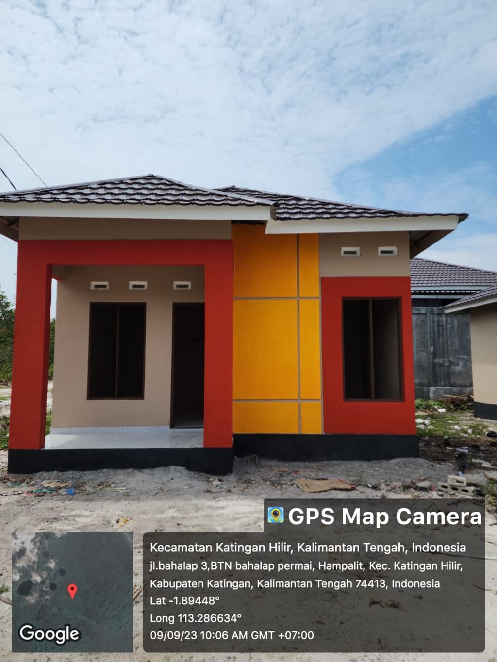 foto tampak rumah tipe 36 subsidi terbaru perumahan NASYWA RESIDENT
