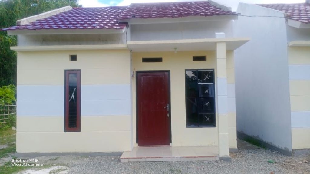 foto tampak rumah tipe 36 perumahan Perumahan Sentosa Raya Tahap 2