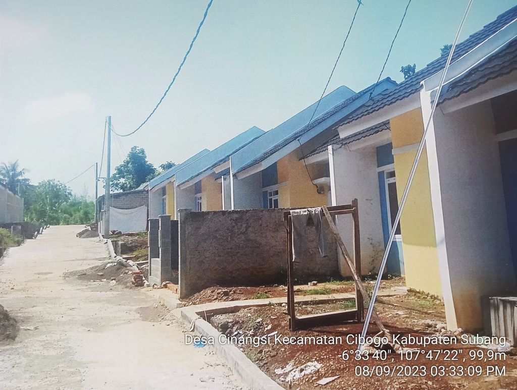 foto contoh rumah perumahan Nuansa Alam Cinangsi I